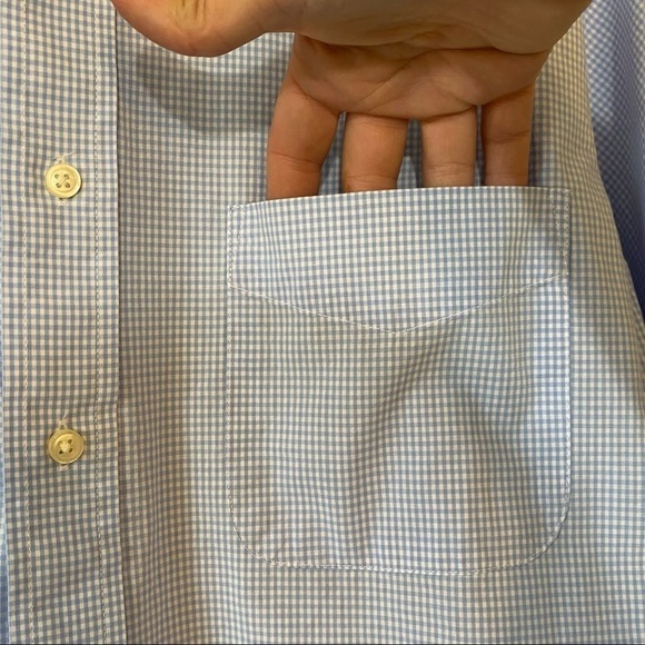 Club Room Gingham Long Sleeve Button Down Shirt - Picture 9 of 11